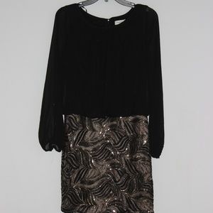 Calvin Klein Women's Sleeveless Dress with Embroid